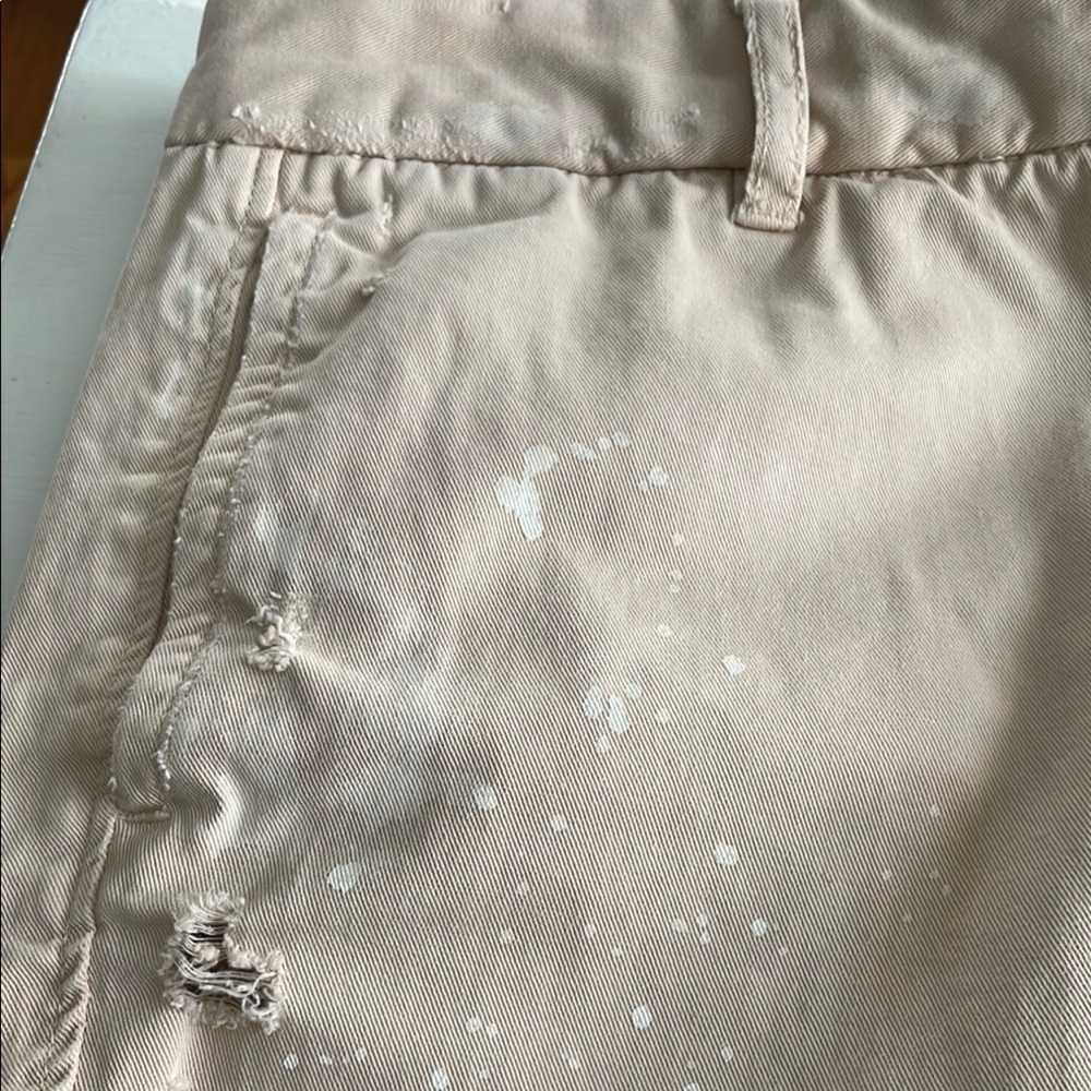JCrew Distressed city fit pants